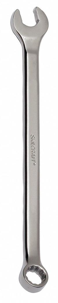 ABILITY ONE Combination Wrench: Alloy Steel, Chrome, 11 mm Head Size, 7 1/4 in Overall Lg, Offset (MPN 5120-01-645-2328). Key specifications — attr309539: 11 mm; attr309567: No; attr324930: ABILITY ONE.