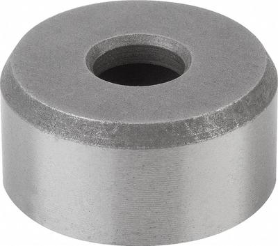 KIPP Counterbored Insert w/Diamond Face: 10 mm Dia, 3.4 mm Bore Dia, 12 mm Ht - Counterbored Stainless Steel Inserts with Abrasive Diamond Face