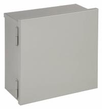 HOFFMAN Enclosure: Steel, 12 in x 12 in x 6 in, 3R, Solid Cover, Hinged, Galvanized (MPN A12R126HCLO). Key specifications — Brand: HOFFMAN; Closure Method: Quick Release Latch; Knockouts: Not Included.