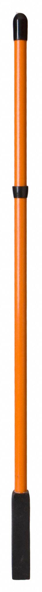 NUPLA Digging Bar: Wedge End, 1 1/2 in End Wd, Steel Bar, Wedge Bar Shape, 1 1/8 in Bar Dia, 6894325. Key specifications — Handle Color: Orange; Bar Shape: Wedge; Bar Material: Steel.