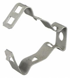 Conduit & Cable Hanger -Snap Close: 1/2 in_3/4 in Trade Size, 1/2 in to 3/4 in, Steel, 812M. Key specifications — Color: Gray; Compatible Conduit Trade Size: 1/2 in; 3/4 in; Compatible Conduit Type: EMT; RMC; Compatible Nominal Conduit/Pipe Size: 1/2 in; 3/4 in; Compatible Pipe Size: 1/2 in.