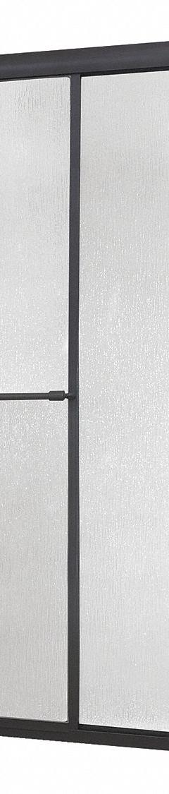 FOREMOST Shower Door: 56 in Min. Door Wd, 60 in Max. Door Wd, 70 in Overall Ht, Rain Tempered Glass (MPN TDSS6070-RN-OR). Key specifications — Brand: FOREMOST; Door Frame Finish: Oil Rubbed Bronze.