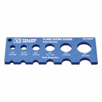 YELLOW JACKET Sizing Gauge: 6 in Lg (MPN 60297). Key specifications — Product Type: Sizing Gauge; Brand: YELLOW JACKET; Manufacturer Part Number: 60297; Features: Quick Access to Tube Size.