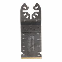 DREMEL Oscillating Tool Blade: 1 1/4 in Blade Wd, 1 1/2 in Overall Lg, Flush Cutting, Carbide (MPN MM485). Key specifications — attr1097473: Ceramic; attr1097476: DREMEL; attr1097456: Flush Cutting.