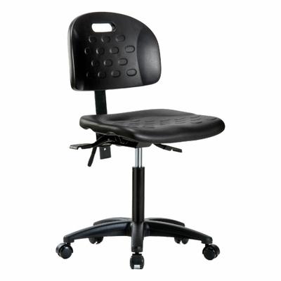 APPROVED VENDOR Ergonomic Chair: Polyurethane, Armless, Ht Range 19 3/4 in to 27 1/2 in - Polyurethane Lab Chairs