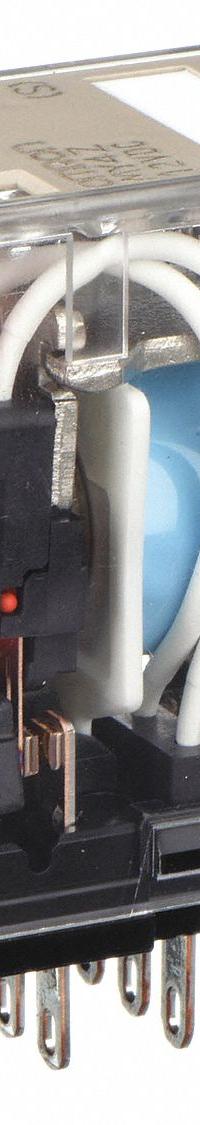 OMRON General Purpose Relay: Socket Mounted, 5 A Current Rating, 12V DC, 4PDT, 14 Pins/Terminals (MPN MY4Z-DC12(S)). Key specifications — Brand: OMRON; Base Type: Square; Mounting Style: Plug-In; Pin Shape: Flat; Electrical Connection: Quick-Connect; Manufacturer Part Number: MY4Z-DC12(S); Operating Current: 3 A at 24V DC (Resistive Load); Series: MY Series.