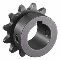 TSUBAKI Single Strand Sprocket: 35, For 3/8 in Chain Pitch, 3/4 in Bore Dia, 12 Teeth, Steel (MPN 35B12F-3/4). Key specifications — Brand: TSUBAKI.