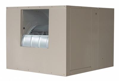 MASTERCOOL Ducted Evaporative Cooler: 2,200 sq ft, 34 5/8 in x 42 in x 52 in - Single-Inlet Residential Ducted Evaporative Coolers