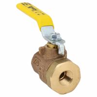 APOLLO Manual Two-Way Ball Valve: 1/4 in, Bronze, Straight, FNPT x FNPT, 600 psi Max. Pressure (CWP) (MPN 77C10101A). Key specifications — Brand: APOLLO; Handle: Lever.