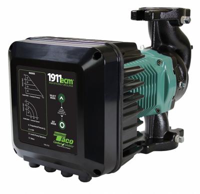 TACO Circulating Pump: 3/5 hp HP, 100/240V AC, Cast Iron, Variable, 105 gpm - General-Purpose Inline Circulator Pumps