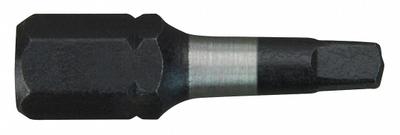 MILWAUKEE Insert Bit: Insert Bit, Slotted Head, Imperial, SL 3/16 Bit Industry Size - Impact Bits