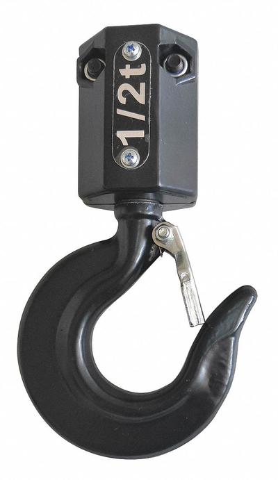 Dayton Lower Hook Assembly: Electric Chain Hoists, 1,000 lb Compatible Load Capacity - Bottom Hooks for Hoists