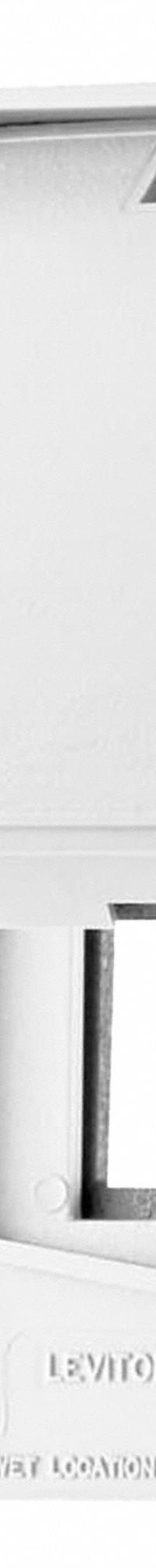 LEVITON Weatherproof Cover: Thermoplastic, Decora, Receptacles/Switches, 1 Gangs, White, Vertical (MPN 4998-W). Key specifications — Brand: LEVITON; Color: White; Compatible with Product Type: Switches; Compatible with Series: Decora; Mounting Orientation: Vertical.