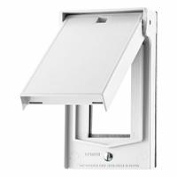LEVITON Weatherproof Cover: Thermoplastic, Decora, Receptacles/Switches, 1 Gangs, White, Vertical (MPN 4998-W). Key specifications — Brand: LEVITON; Color: White; Compatible with Product Type: Switches; Compatible with Series: Decora; Mounting Orientation: Vertical.
