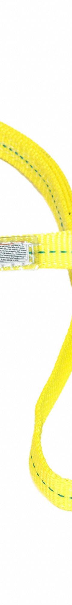 STREN-FLEX Web Sling: Type 3, Polyester, 3 ft Sling Lg, 8 in Eye Lg, 2 Plies (MPN EEF-2-901PHV-03). Key specifications — Sling Type: Type 3; Brand: STREN-FLEX; Tag Type: Wear-Resistant Tag.