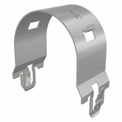 IPS Clamp: Spring Steel, SST (Dakota ProTect Wet/Dry: 1000hr) - Snap-In Rigid IPS Pipe & Conduit Clamps