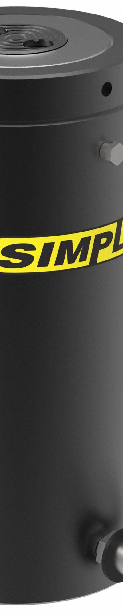 SIMPLEX Lock Nut Hydraulic Ram: 105 ton Nominal Capacity - General Purpose Lock Nut Rams