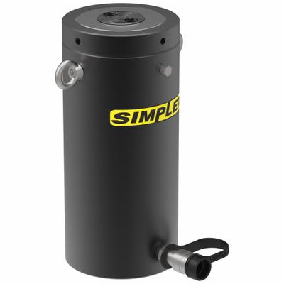 SIMPLEX Lock Nut Hydraulic Ram: 105 ton Nominal Capacity, 10 in Nominal Stroke Lg - General Purpose Lock Nut Rams