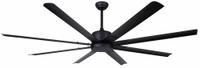 CANARM Ceiling Fan: 9,583 cfm Airflow, 6 ft Blade Dia, 5 Speeds, 120V AC, Single Phase, Black, EZRA (MPN CP72EZR8BK-NLW). Key specifications — Voltage: 120V AC; Light Kit: No; Series: EZRA; Number of Speeds: 5; Phase: Single; Current: 0.06 A; Brand: CANARM.