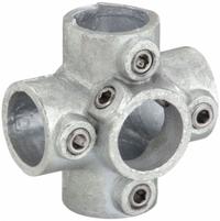 Structural Pipe Fitting: Four Socket Cross, Cross, 1 1/2 in For Pipe Size, Cast Iron, Gray, Pipe (MPN 30LX38). Key specifications — Manufacturer Part Number: 30LX38; Brand: APPROVED VENDOR; Finish: Zinc-Plated; Material: Cast Iron; Product Type: Four Socket Cross.