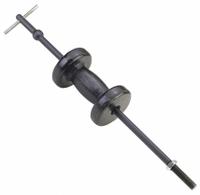 OTC Slide Hammer Puller: 10 lb Wt, 5/8 in Rod Dia, 24 in Overall Lg, 4 3/8 in Dia (MPN 7703). Key specifications — attr663999: OTC; attr669048: Hammer.