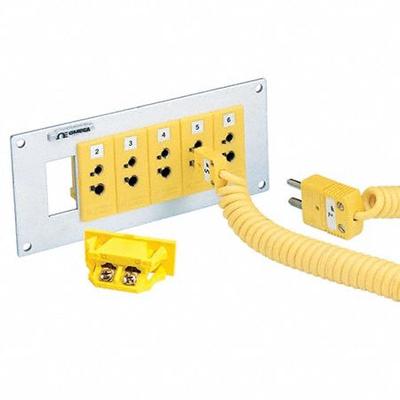OMEGA Temperature Probe Connectors & Adapters: Panel Jack, For Type T Thermocouple Type - Thermocouple Panel Jacks