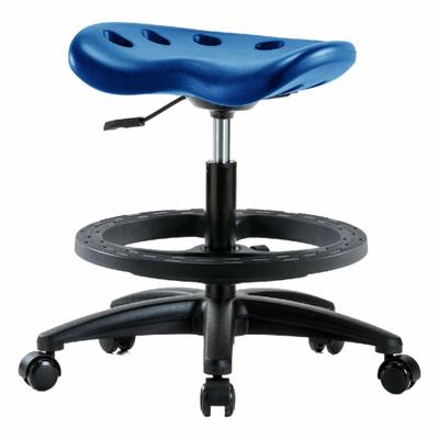 APPROVED VENDOR Stool: Polyurethane, Ht Range 19 in to 26 1/2 in, 17 in Seat Wd, 14 in Seat Dp - Polyurethane Lab Stools