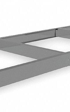 TENNSCO Shelf: 72 in x 24 in, 2,000 lb Load Capacity, Gray, Shelf (MPN ZKH-7224). Key specifications — Includes: Beams; Shelf Configuration: Single Straight; Color: Gray; Frame Material: Steel; Brand: TENNSCO; Frame Finish: Zinc Plated; Product Type: Shelf.
