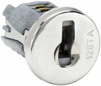 COMPX TIMBERLINE Cabinet and Drawer Lock Cylinder: Keyed Different, 1/2 in Cylinder Dia, Nickel (MPN C100LP-KD-14A). Key specifications — attr1313962: Polished; attr1313912: Varies; attr1313954: COMPX TIMBERLINE.