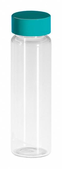 CHEMGLASS Vial: 20 mL, A, Includes Closure, PTFE, 28 mm Body Dia, Round, Colorless, Sample (MPN CG-4900-04). Key specifications — Body Color: Colorless; Screw Closure Size: 24-400 mm; Brand: CHEMGLASS; Bottom Shape: Round; Self-Standing: Self-Standing.