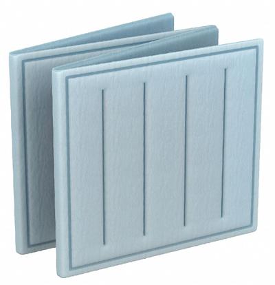 GRAINGER Link Air Filter: 24 in x 25 in x 1 in, 25 in Section Wd, 4 Sections, 2 Ply - MERV 8 Link Air Filters