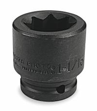 PROTO Impact Socket: 3/4 in Drive Size, SAE, 1 3/16 in Socket Size, 8-Point, Std, Black Oxide (MPN J07519S). Key specifications — attr1215501: PROTO; attr1215515: Black Oxide; attr1215518: 1-3/16 in.