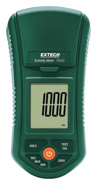 EXTECH Turbidity Meter: 0 to 1000 NTU, +/-0.5 NTU, 0.01 NTU Turbidity Resolution - Turbidity Meters