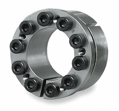 TSUBAKI Keyless Bushing: Flanged, For 1 1/4 in Shaft Dia, 2 1/8 in OD, 1.102 in Wd - Multi-Screw Locking Assembly Keyless Bushings