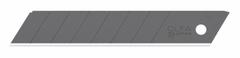 OLFA Snap-Off Blade: 4 1/2 in Blade Lg, 11/16 in Blade Wd, 0.03 in Blade Thick, 8 Segments, 50 PK (MPN LBB-50B). Key specifications — attr307700: Steel; attr307684: 53UE13; attr324887: OLFA.