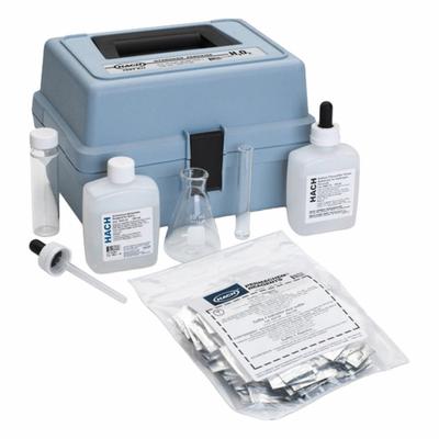 HACH Hydrogen Peroxide Test Kit: Hydrogen Peroxide, 0.2 to 2 mg/L/1 to 10 mg/L - Water Quality Test Kits