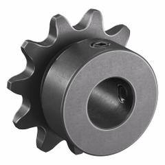 TSUBAKI Single Strand Sprocket: 35, For 3/8 in Chain Pitch, 1/2 in Bore Dia, 11 Teeth, Steel (MPN 35B11F-1/2). Key specifications — Brand: TSUBAKI.