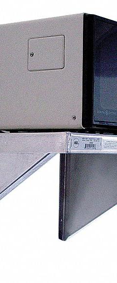 NEW AGE INDUSTRIAL Wall Shelf: 24 in x 24 in x 13 in, 24 in x 24 in, 300 lb Load Capacity, Aluminum (MPN 95883). Key specifications — Material: Aluminum; Standards: NSF; Finish: Unfinished; Brand: NEW AGE INDUSTRIAL.