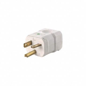 LEVITON Straight Blade Plug: Hospital Grade, 5-20P, 125V AC, 20 A, 2 Pole, 3 Blade - General Purpose Plugs