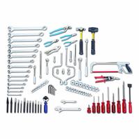 WRIGHT Fractional Starter Tool Set: 96 Total Pcs, SAE, 3/8 in/1/2 in Socket Drive Size (MPN 166). Key specifications — attr538253: WRIGHT; attr548973: Slip Joint Plier; attr548974: Fractional L-Key Set; attr548975: (6) Drive Tools; attr548983: (2) Adjustable Wrench.
