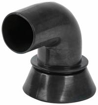 BILLY GOAT Forward Discharge Elbow: 4 in Dia, Soft Rubber, Compatible Mfr No. F601V/F602X (MPN 441130). Key specifications — Product Type: Forward Discharge; Compatible Grainger Part Number: 5NLF8; Compatible Manufacturer Number: F601V; Material: Soft Rubber; Brand: BILLY GOAT.