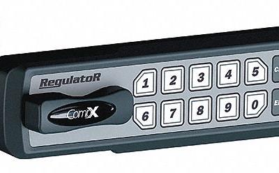 COMPX REGULATOR Electronic Keyless Lock: Deadlatch - Electronic Keypad Cabinet & Locker Locks