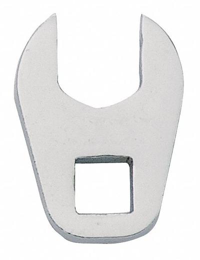 PROTO Crowfoot Socket Wrench: Alloy Steel, Chrome, 3/8 in Drive Size - Metric Open End Crowfoot Wrenches