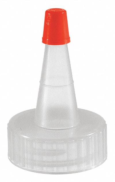 QORPAK Cap: 24 mm Dia, LDPE, Unlined, 24-410 mm Screw Closure Size, 1,800 Closures Included - Dropper Bottle Caps