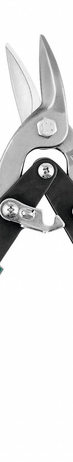 IRWIN Aviation Snip: Right/Straight, 10 in Overall Lg, 1 1/4 in Cutting Lg, Steel, Multi-Component (MPN 2073112). Key specifications — attr308531: Multi-Component; attr308530: Steel; attr308532: Steel; attr308533: Yes; attr308535: Sheet Metal; attr308541: 23 ga (Stainless Steel); attr308546: Straight; attr324897: IRWIN.