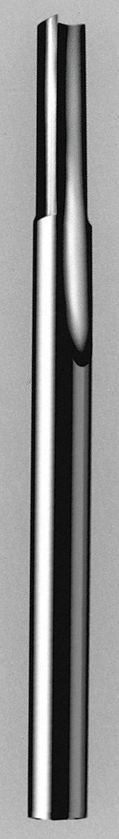 ONSRUD Solid Router Bit: Straight O-Flute, 1/2" Cut Dia, 1" LOC (MPN 61-162) - Straight O-Flute Router Bits for Plastics