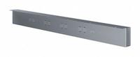 TENNSCO Electronic Panel: 42 in Overall Wd, 3 3/8 in Overall Dp, Steel, Gray (MPN WOP-42). Key specifications — Product Type: Powerstrip; Color: Gray.
