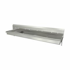 SANI-LAV Wash Station: 4 Stations, 5 in Bowl Dp, 85 in Bowl Lg, 16 1/2 in Bowl Wd, 4 Faucet Holes (MPN 5A58). Key specifications — Includes Side Splash: Side Splash Not Included; Brand: SANI-LAV.