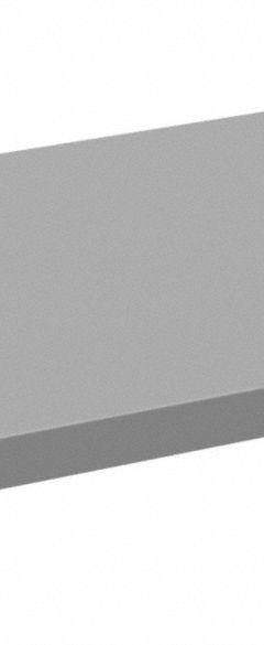 TENNSCO Workbench Shelf: 60 in Overall Wd, 20 in Overall Dp, Gray, Steel, Includes Mounting Hardware (MPN FS-60). Key specifications — Includes Mounting Hardware: Yes; Color: Gray.