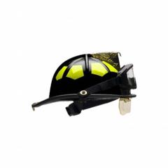 BULLARD Fire Helmet: Black, Fiberglass, Chin Strap (MPN UL6BKBRK2). Key specifications — Color: Black; Chin Strap: Yes; Brand: BULLARD; Shell Material: Fiberglass; Suspension: 6 Point Sure Lock® Ratchet Headband with Brow Pad.